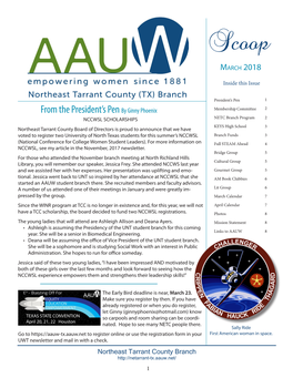 AAUW Newsletter MARCH 2018 FINAL