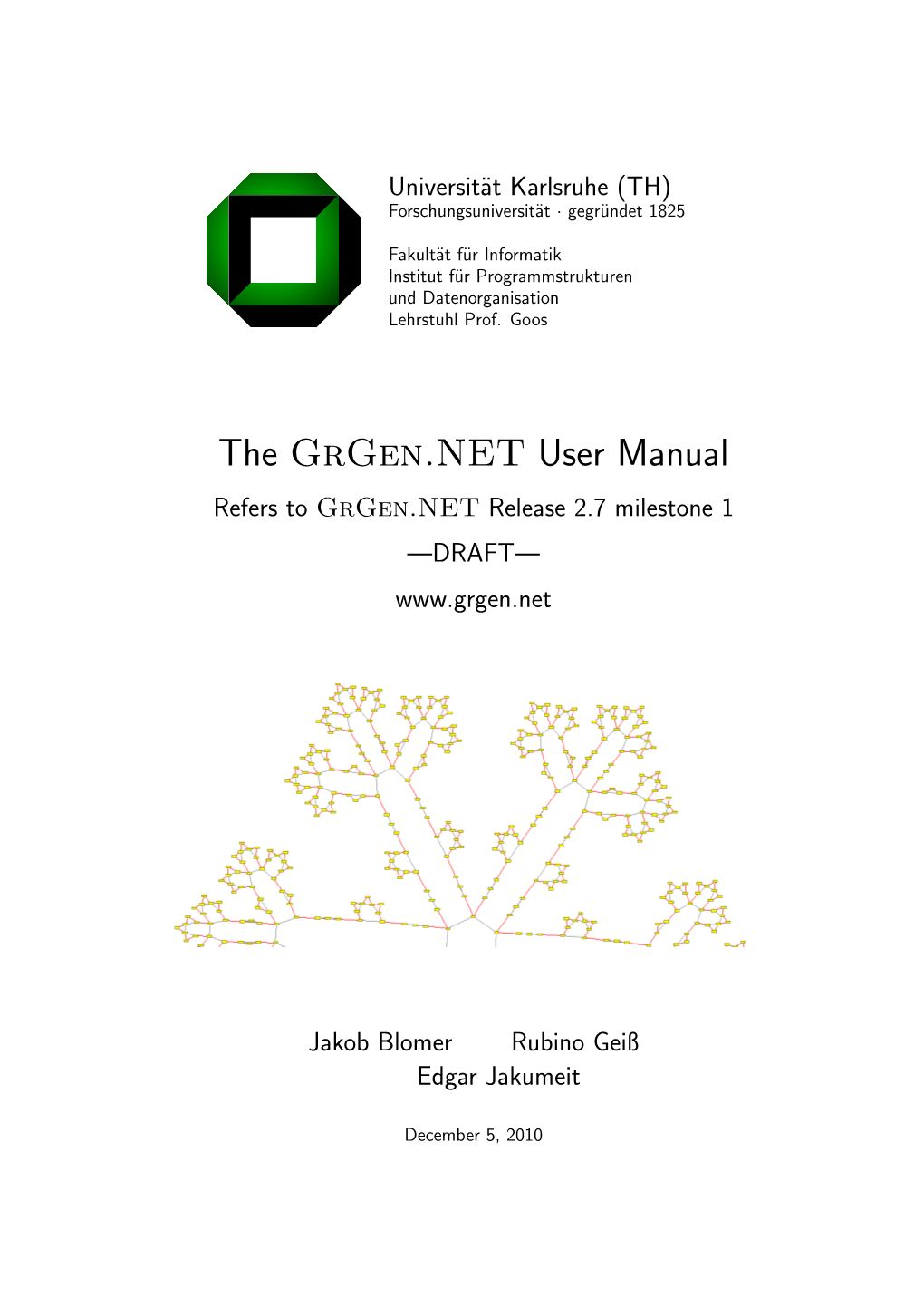 The Grgen User Manual