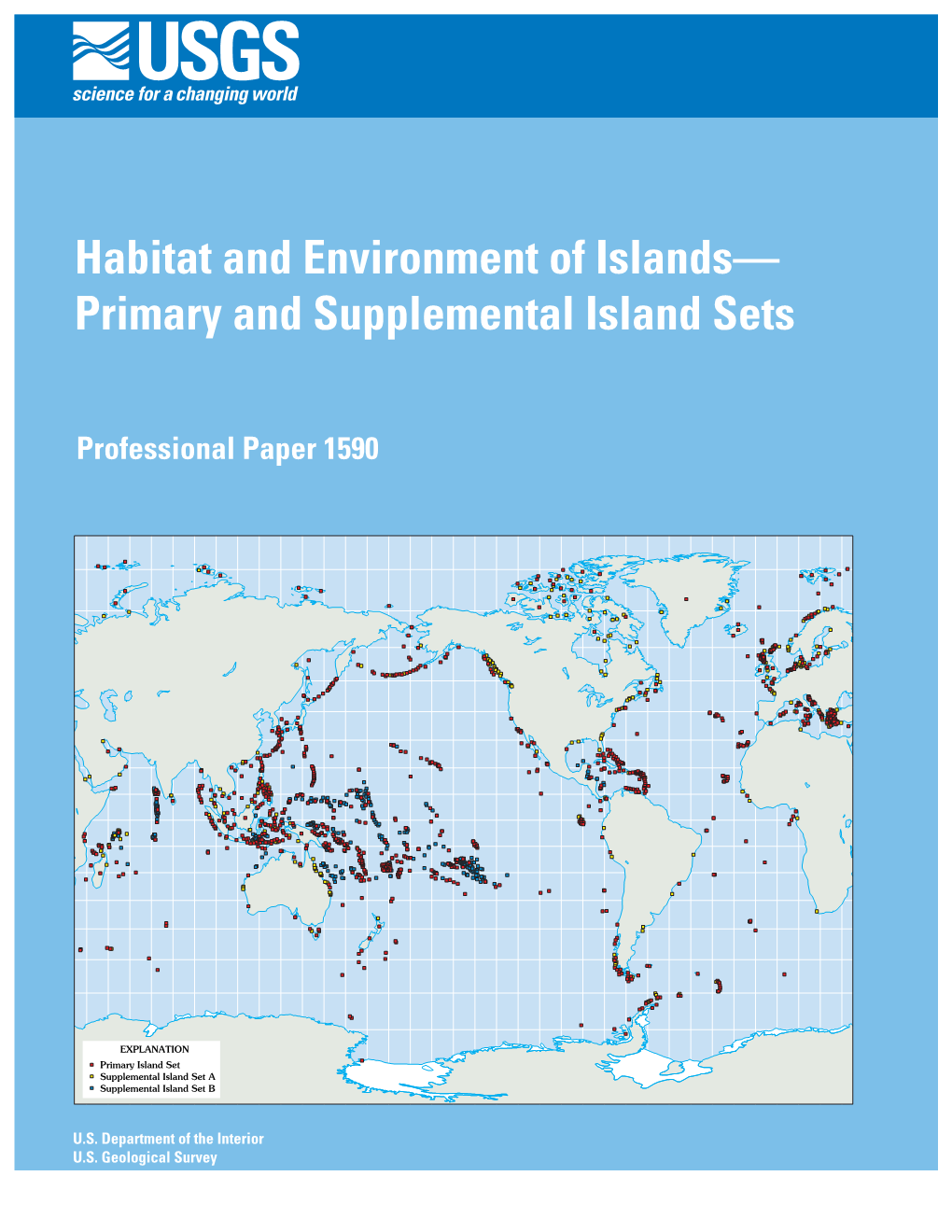 Habitat and Environment of Islands— Primary and Supplemental Island Sets