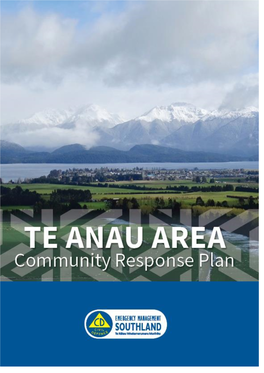 Te Anau Area Community Response Plan 2019