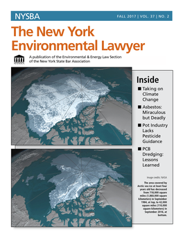 The New York Environmental Lawyer a Publication of the Environmental & Energy Law Section of the New York State Bar Association