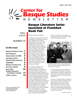 Basque Studies