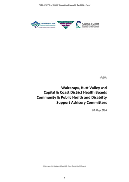 Wairarapa, Hutt Valley and Capital & Coast District Health Boards