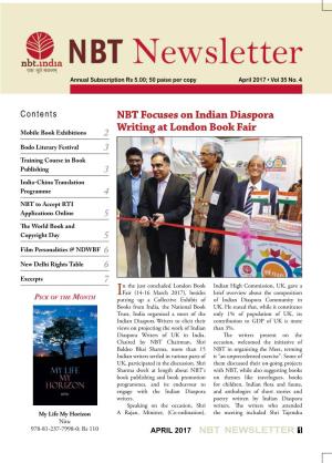 NBT Focuses on Indian Diaspora Writing at London Book Fair