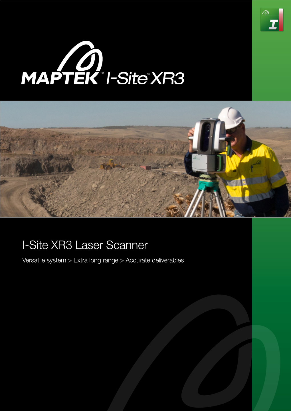 I-Site XR3 Laser Scanner