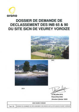 Déclassement Des INB De SICN Veurey Dossier Final