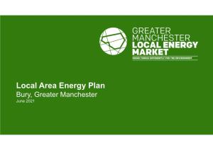 Local Area Energy Plan Bury, Greater Manchester June 2021