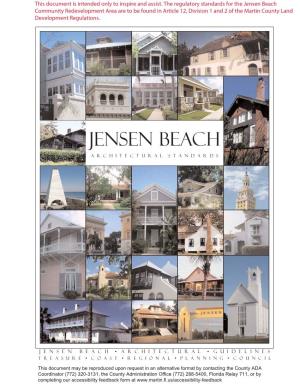 Jensen Beach Architectural Guidelines.Qxp