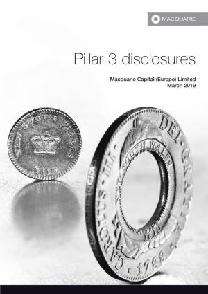 MCEL Basel III Pillar 3 Capital Disclosures
