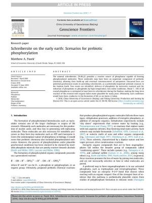 Schreibersite on the Early Earth: Scenarios for Prebiotic Phosphorylation