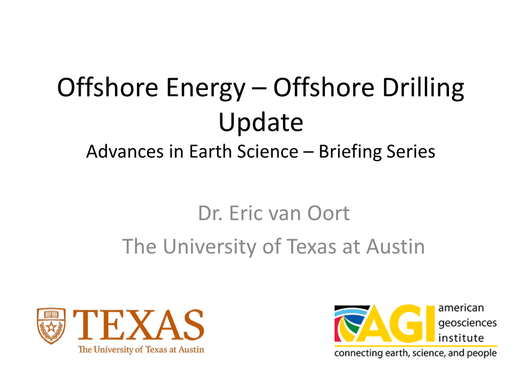 Offshore Well Control Risk White Paper – Setting the Scene