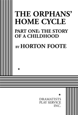 Orphans Home Cycle Part One the Story of a Childhood, The.Qxd 3/14/2013 12:59 PM Page I