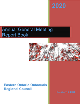 Inaugural Meeting Report Book