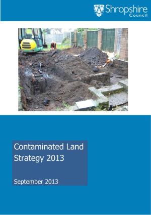 Contaminated Land Strategy 2013