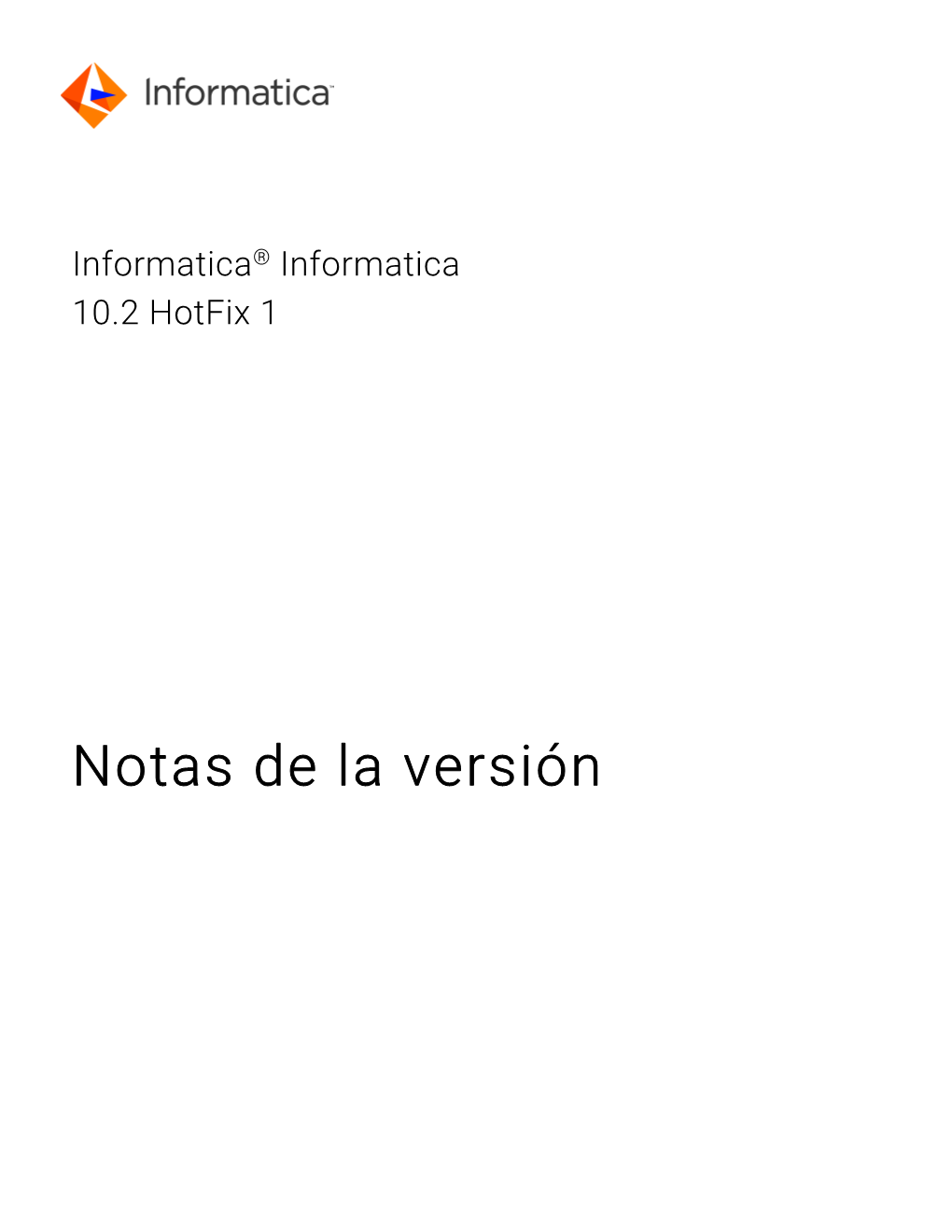 Informatica® Informatica 10.2 Hotfix 1