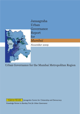 Janaagraha Urban Governance Report for Mumbai November 2009