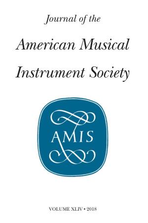 American Musical Instrument Society XLIV • 2018