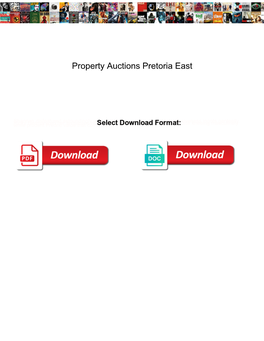 Property Auctions Pretoria East