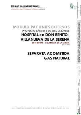 MODULO PACIENTES EXTERNOS HOSPITAL En DON BENITO