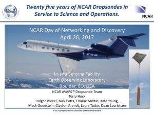 Twenty Five Years of NCAR Dropsondes in Service to Science and Operations
