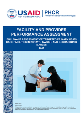 Facility Assessment & Facility Self-Assessment Surveys