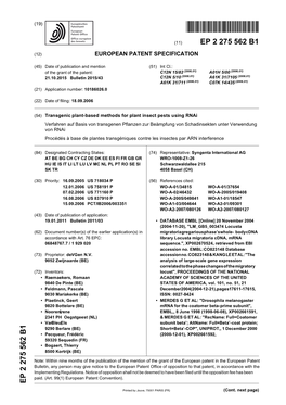 Transgenic Plant-Based Methods for Plant Insect Pests Using Rnai