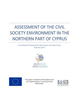 Assessment of the Civil Society Environment in the Northern Part of Cyprus