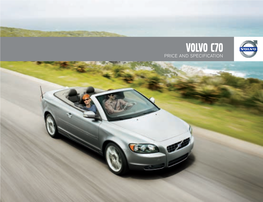 VOLVO C70 PRICE and SPECIFICATION Create Your Perfect Volvo C70