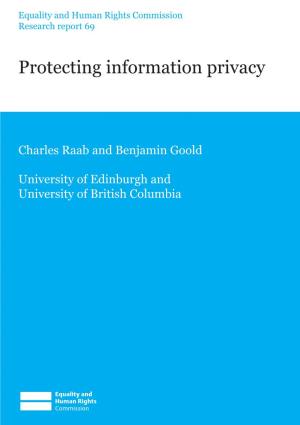 Protecting Information Privacy