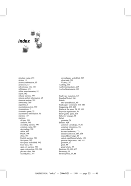 RASMUSSEN: “Index” — 2006/9/20 — 19:01 — Page 521 — #1 522 Index