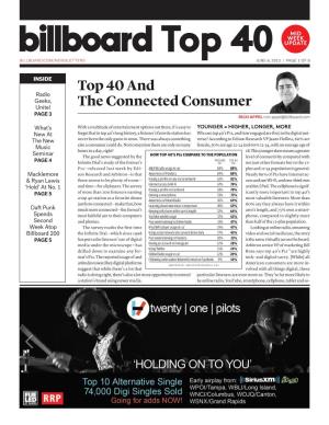 Top 40 UPDATE BILLBOARD.COM/NEWSLETTERS BILLBOARD.BIZ/NEWSLETTER JUNE 6, 2013 | PAGE 1 of 9