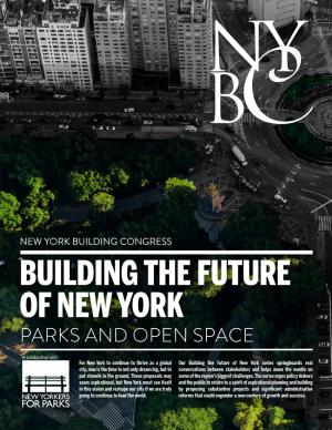 Building the Future of New York Parks and Open Space