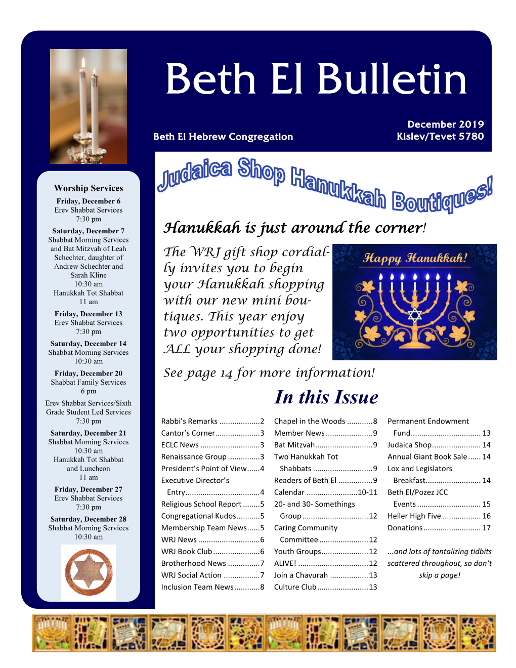 Beth El Bulletin