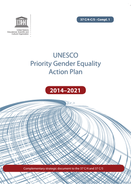 UNESCO Priority Gender Equality Action Plan: 2014-2021