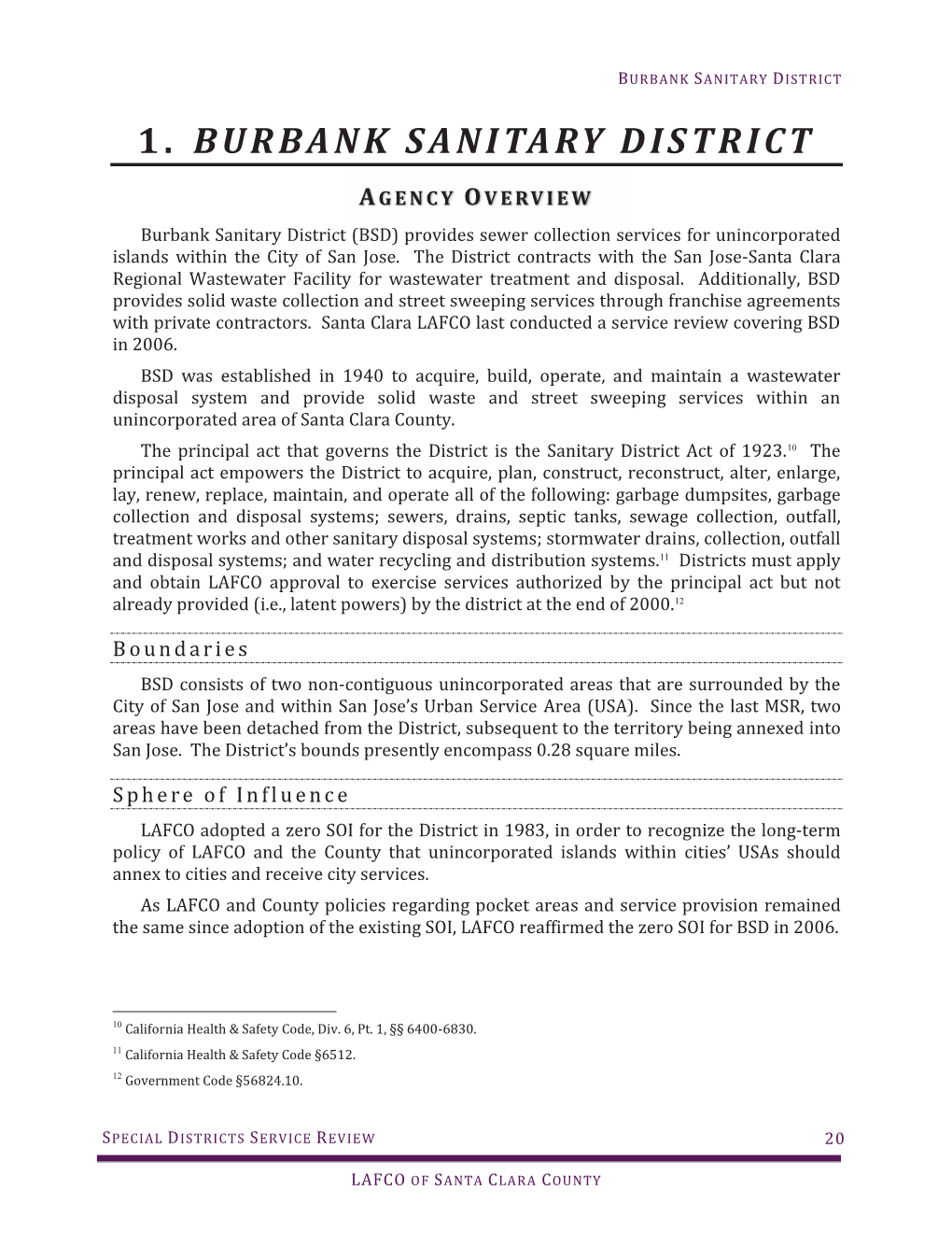 Burbank Sanitary District 1