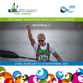 Győr, Hungary 11-13 September, 2015 Icf Canoe