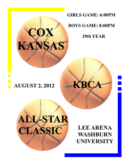 2012 KBCA All Star Program