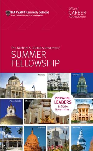 Dukakis Summer Fellows Program