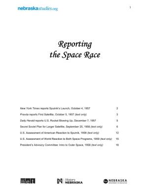 Reporting the Space Race