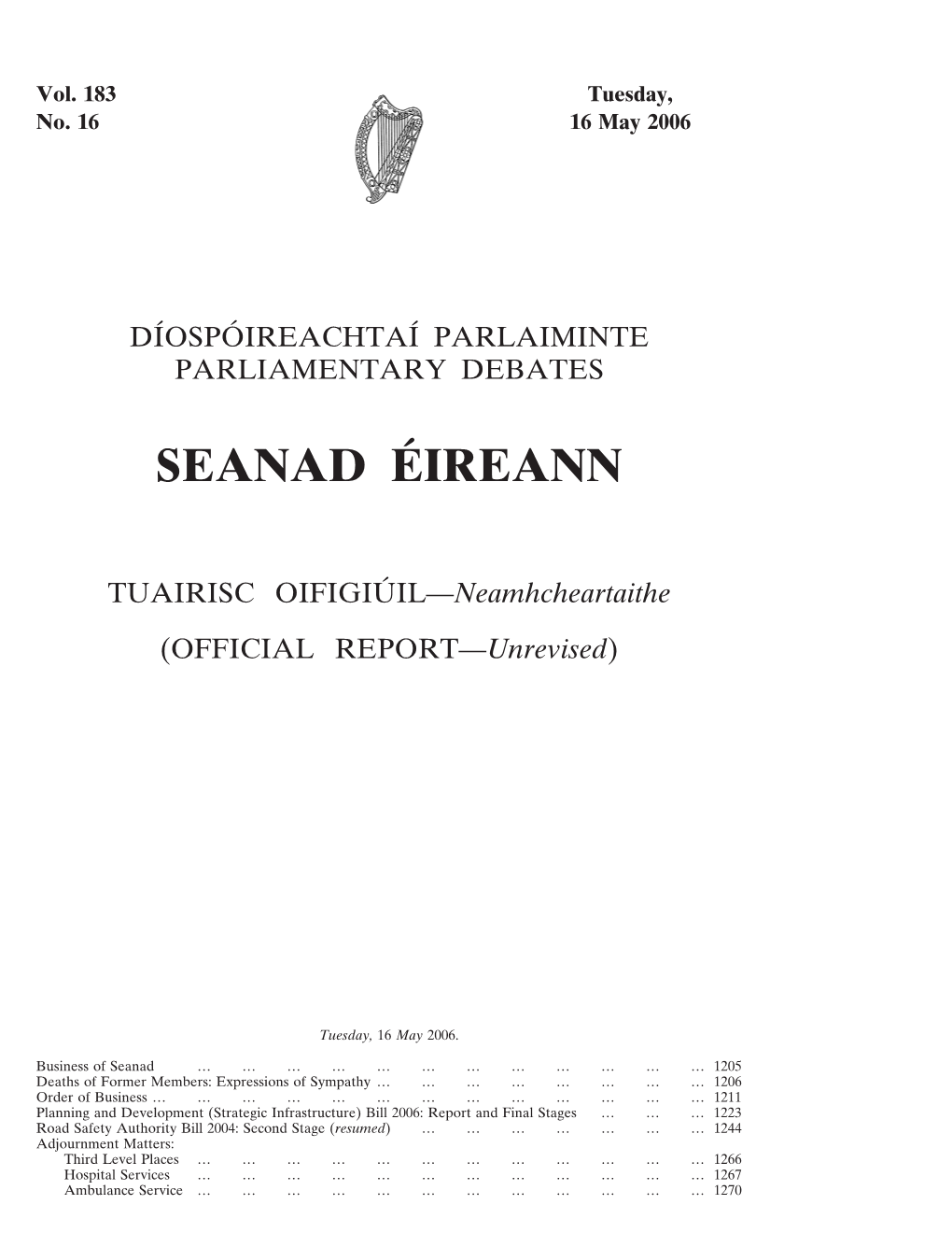 Seanad E´Ireann