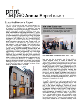 Annualreport2011-2012 Executivedirector's Report