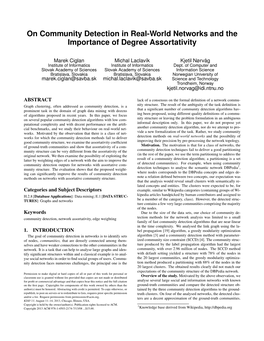 On Community Detection in Real-World Networks and the Importance of Degree Assortativity