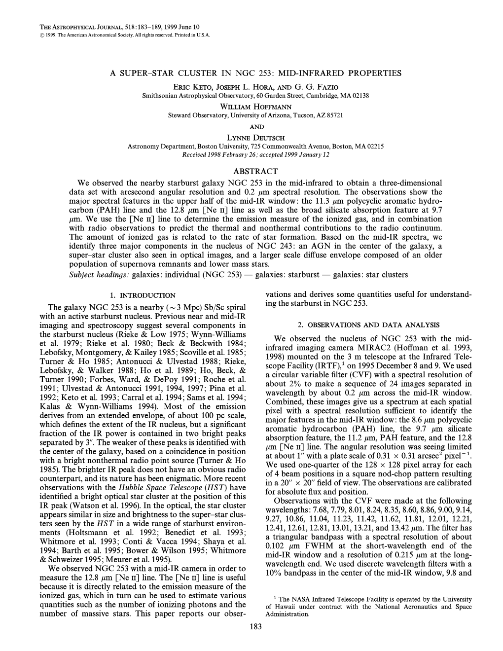 A Super-Star Cluster in NGC 253: Mid-Infrared Properties