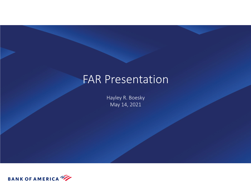 Hayley R. Boesky Presentation