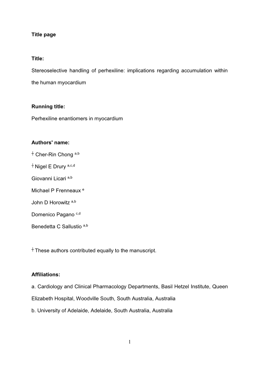 The Effect of Weight on Plasma Perhexiline Disposition Is