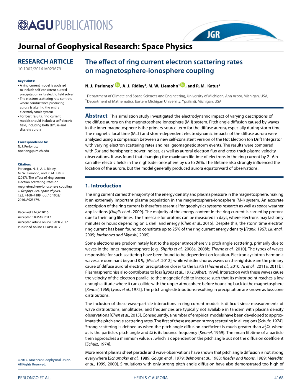 The Effect of Ring Current Electron Scattering Rates on Magnetosphere