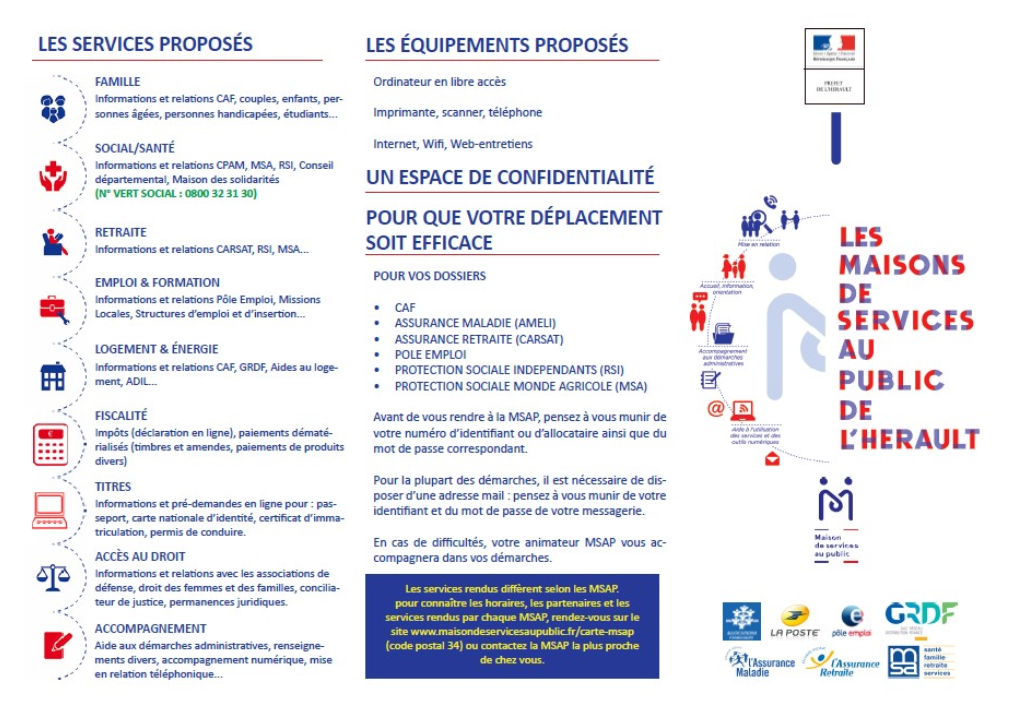 Télécharger La Liste Des MSAP De L'hérault (18