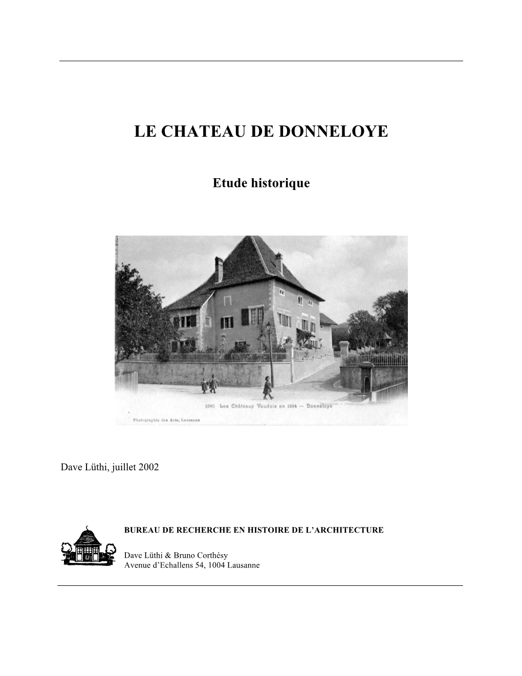 Le Chateau De Donneloye