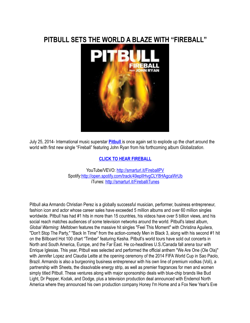 Fireball Blast July 25, 2014