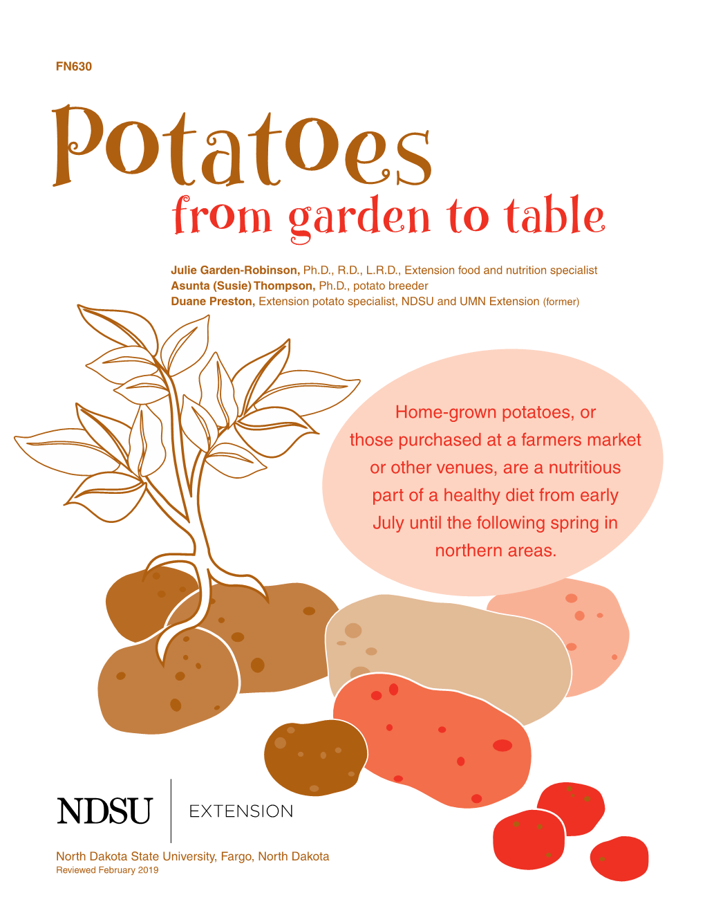 Potatoes from Garden to Table